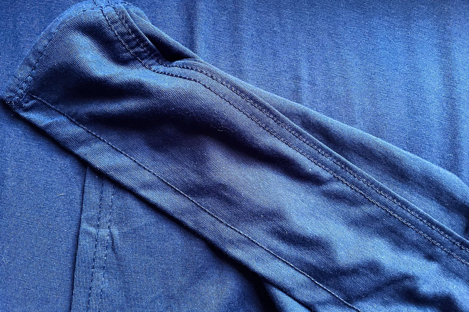 A closeup of the fabric on the Better Homes & Gardens 4-Piece Jersey Sheet Set