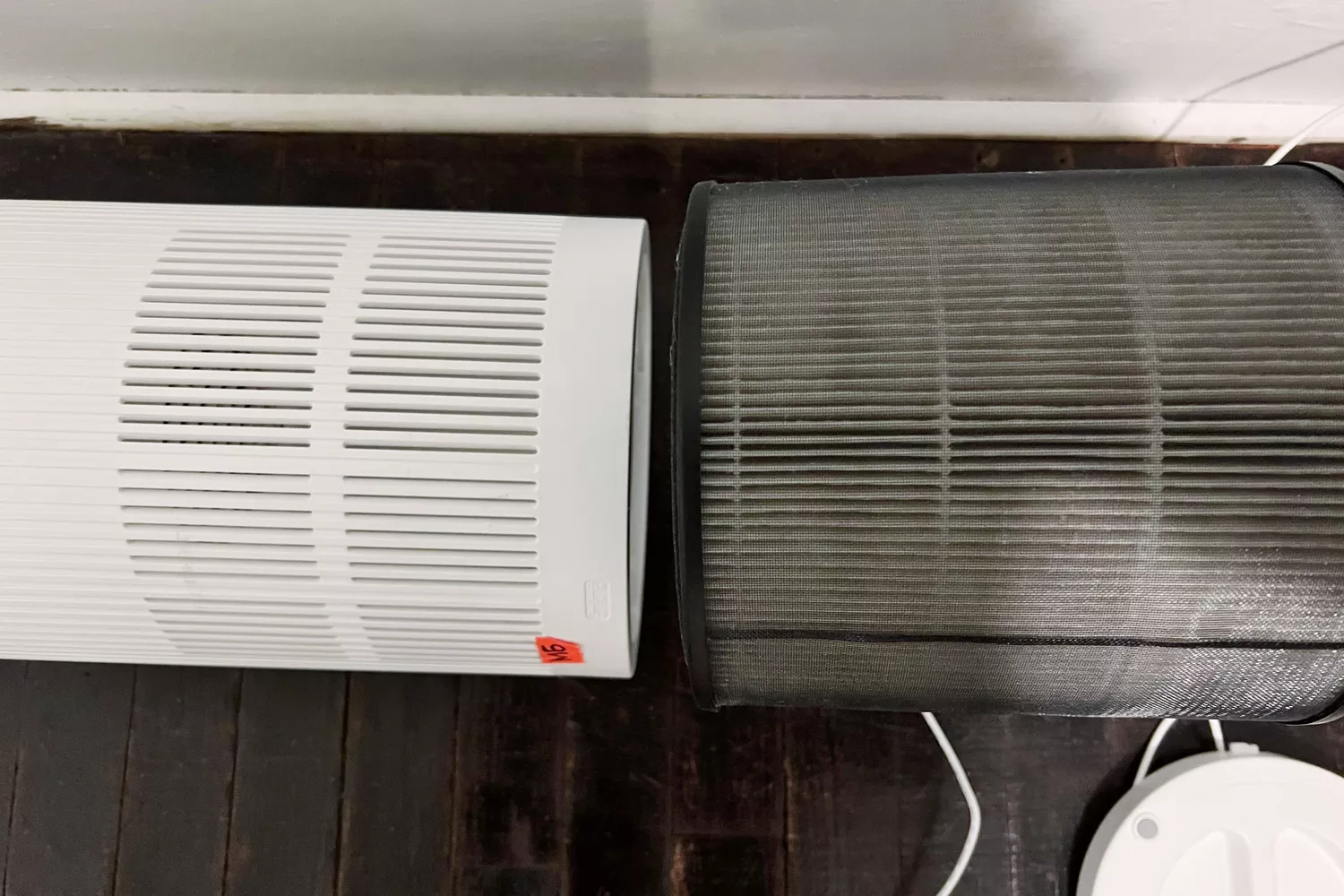 The filter is removed from the Kenmore 850e Air Purifier